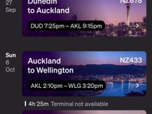 Sort your s#!t our Air NZ. Trip to Wellington….