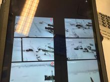 This ended up being 6+ hours. They showed me this webcam footage of our aircraft stuck in snow in Sapporo. There’s a JAL lounge in the domestic terminal, but it’s drinks only (plus popcorn). At least they had a beer machine and massage chairs!