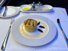 From light bites- as part of second meal offering. Mushroom pie.. pastry undercooked - cheap mushroom sauce. Very lacking 