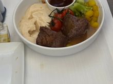 Slowed cooked beef. 