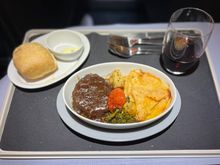 Beef braised in port wine - just might be the best airplane beef I've had.