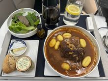 The beef was really tasty and I enjoyed every bite. The bordeaux was lovely.
