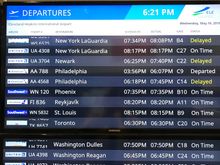 Departure Screen