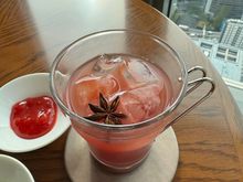 Festive Christmas tea.