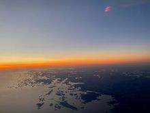 Sunset over Finland