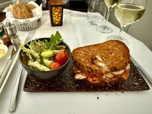 Chicken tikka sandwich.
