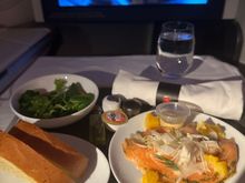 Gravlax with citrus was absolutely delish and my favorite part of supper