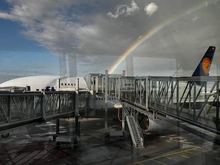 From the jetbridge... 