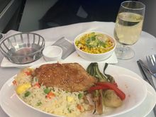 Teriyaki chicken with fried rice