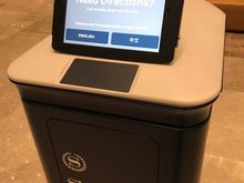 Robot in the lobby to direct you/walk you to your destination within the hotel