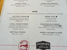 Bridge bar menu
