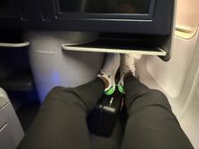 While dated, this seat is still a comfortable way to hop domestically!