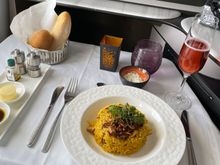 Gulf Style Chicken Biryani, with Taittinger Rosé