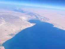Gulf of Suez entrance to the Suez Canal