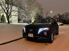 What the headlights look like at night 