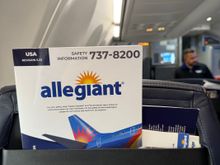 Brand new plane (you could smell the pleather)