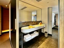 Closet and washroom