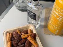 spicy snack mix — not sure if this is a permanent replacement for the nuts; also not sure if I’d call it an “upgrade” or “enhancement” since the pecans are missing, but it was a nice change of pace

