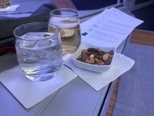 Post departure drinks and nuts. 