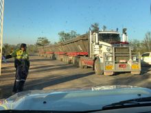 Give way to road trains