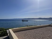 View of Israel and Egypt on the right and the tip of Saudi Arabia on the left