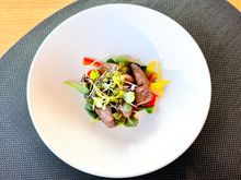 Breakfast Steak salad 
