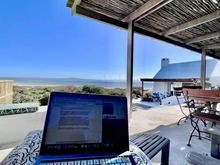 A quiet moment in Southern Africa to catch up on my writing