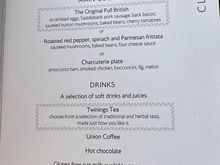 Breakfast menu, LGW-ACE 20/11/24