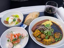 I opted for the beef cheek with reindeer sausage which was quite tasty with the roasted corn and fingerling potatoes. The starters was also pretty good. 