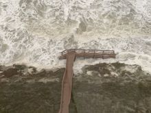 View out of the Condo at Jacksonville Beach this morning (its 