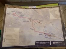 I was hoping to get some PeruRail related literature, either at their Lima airport office or at their Cusco office. I was stymied. They had no brochures, pamphlets or literature of any kind. I was specifically interested in their switchbacks leaving the town of Cusco. Staff advised me to take a photo of the maps that were on their wall.