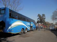 The extraCity bus stop in Bulawayo