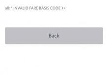 Invalid Fare...why are you selling it, then?