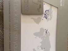 SPG Platinum card and map