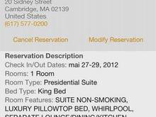 Reservation Summary