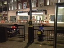 entrance night