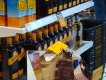 Freddie Jr Sydney Airport checking out the Bundy Rum