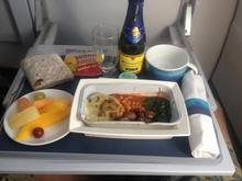 A rather poor Club Europe LGW - MLA veggie breakfast. Wasn't impressed by this. 6/14.