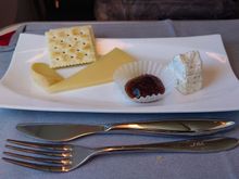 Added the cheese before dessert 