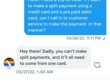 I asked recently about this exact scenario and this was the answer I recieved.  I was expecting to be told I would need to call CS to process multiple payment cards.  Any experience with this firsthand?