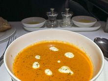 Soup - they forgot this, but I made them bring it.