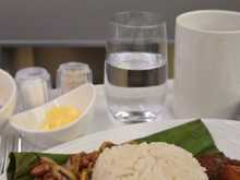 Breakfast: Nasi Lemak. Delicious as always