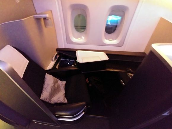 Seat 4A in the A380