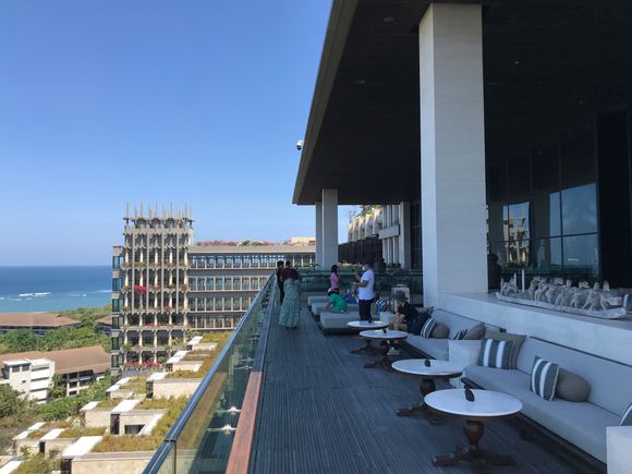 Lobby patio
