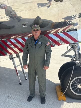 Our pilot for the flight, Doug Rozendaal; veteran warbird pilot
