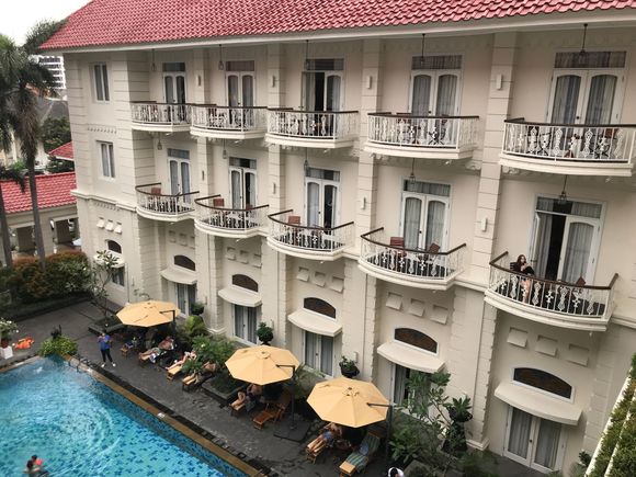 Every room here has its own balcony