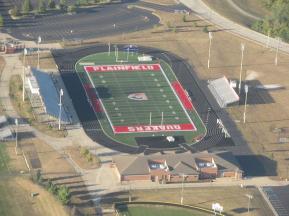 Plainfield, IN on final approach