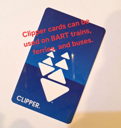 Plastic clipper cards can be bought at the SFO airport or a clipper card can be loaded onto most phones.  The clipper card vending machines can be troublesome though often refusing to accept perfectly good looking $10 dollar notes. And while credit cards are accepted the machines run on Windows 7 embedded so not ideal...