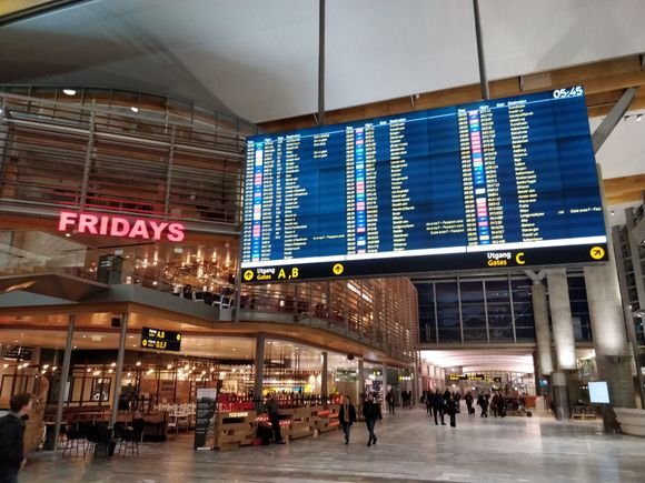 OSL departures area