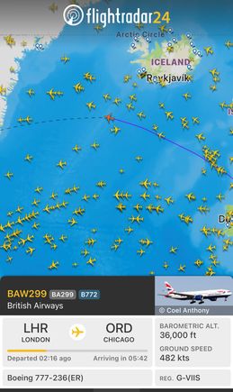 Heading towards Greenland
